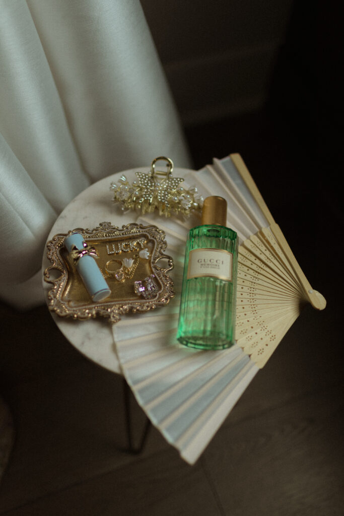 Garden wedding details