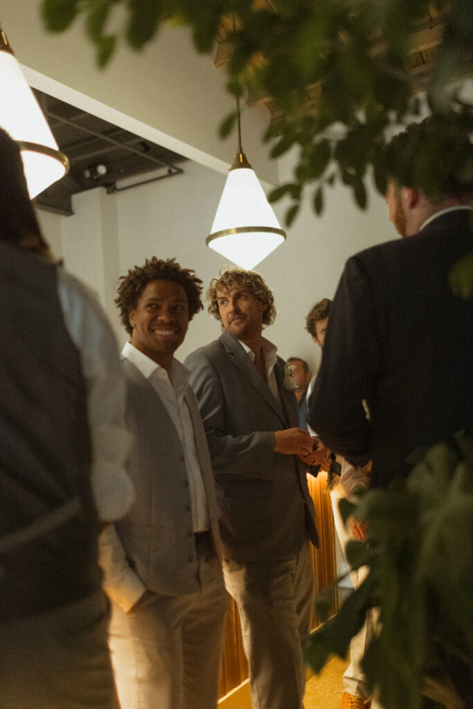 Wedding Reception at Saint Elle with bridal party